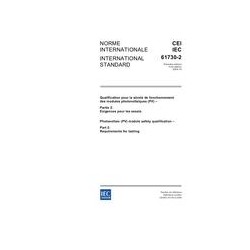 IEC 61730-2 Ed. 1.0 b:2004