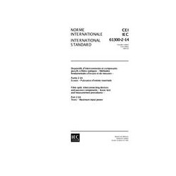 IEC 61300-2-14 Ed. 1.0 b:1997