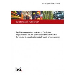 BS PD ISO/TS 54001:2019